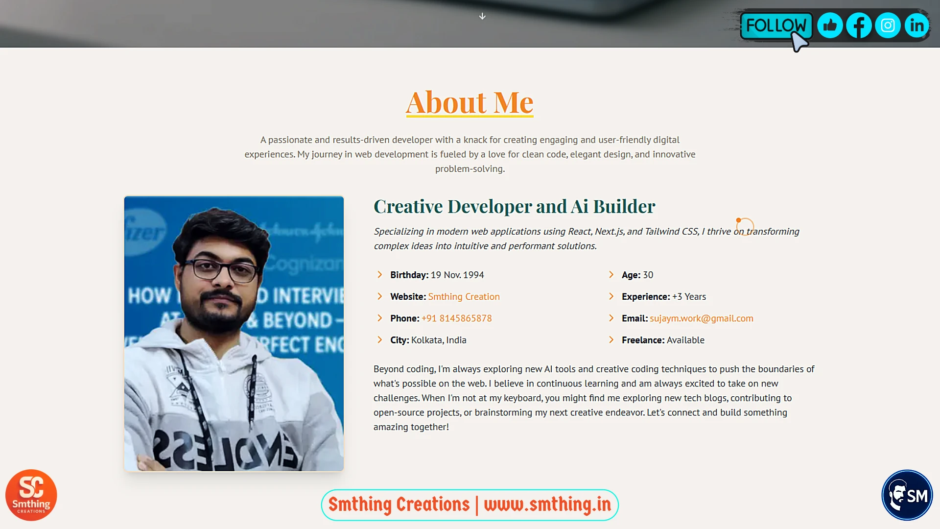 High Lead Portfolio Website