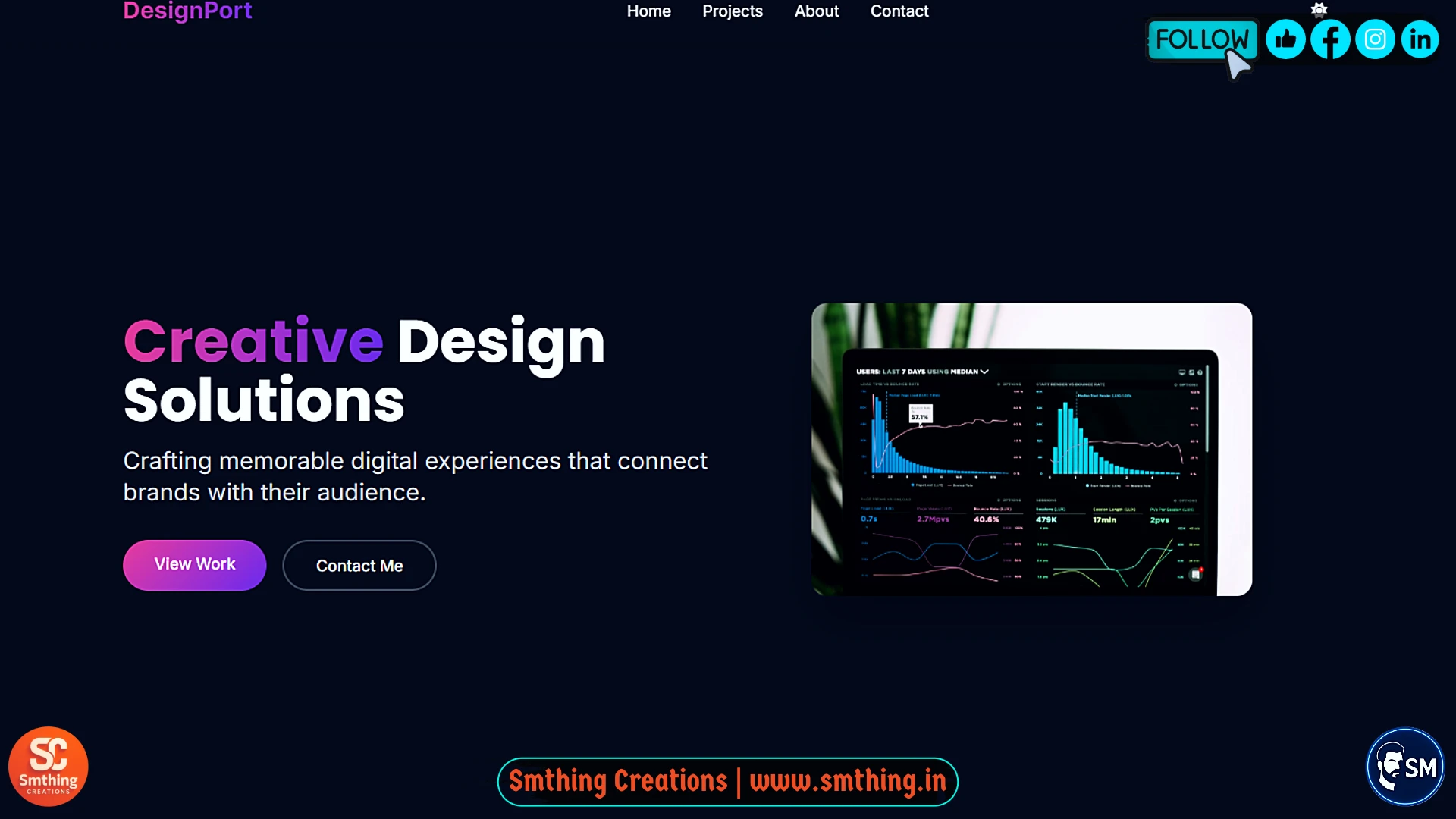 Creative Mind Portfolio Design