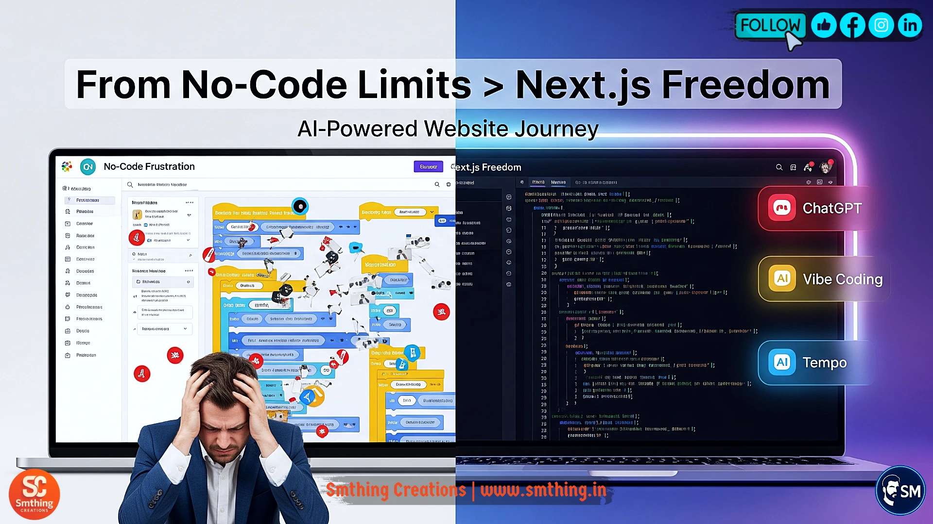I Went from No-Code Struggles to Building Next.js Websites with AI (2025)