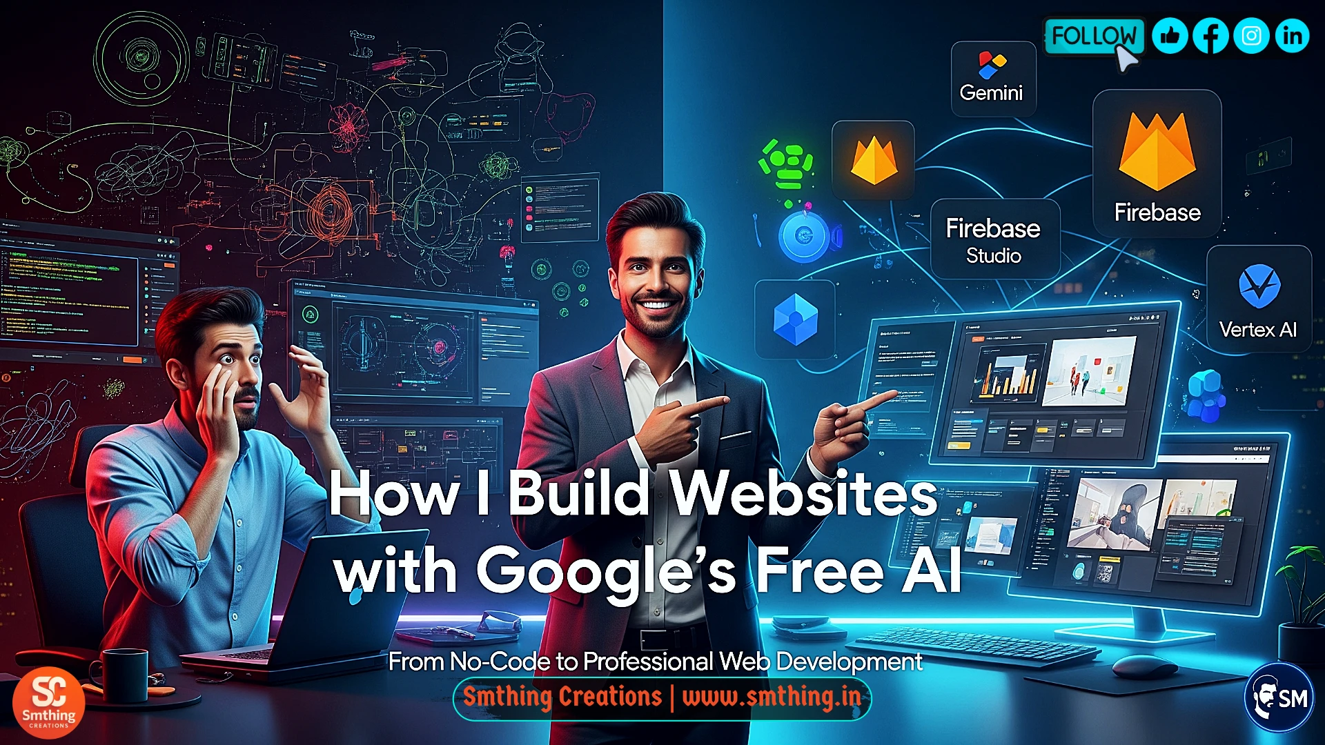 Google's Agentic AI Helped me to Build a Professional Website - Without Coding!