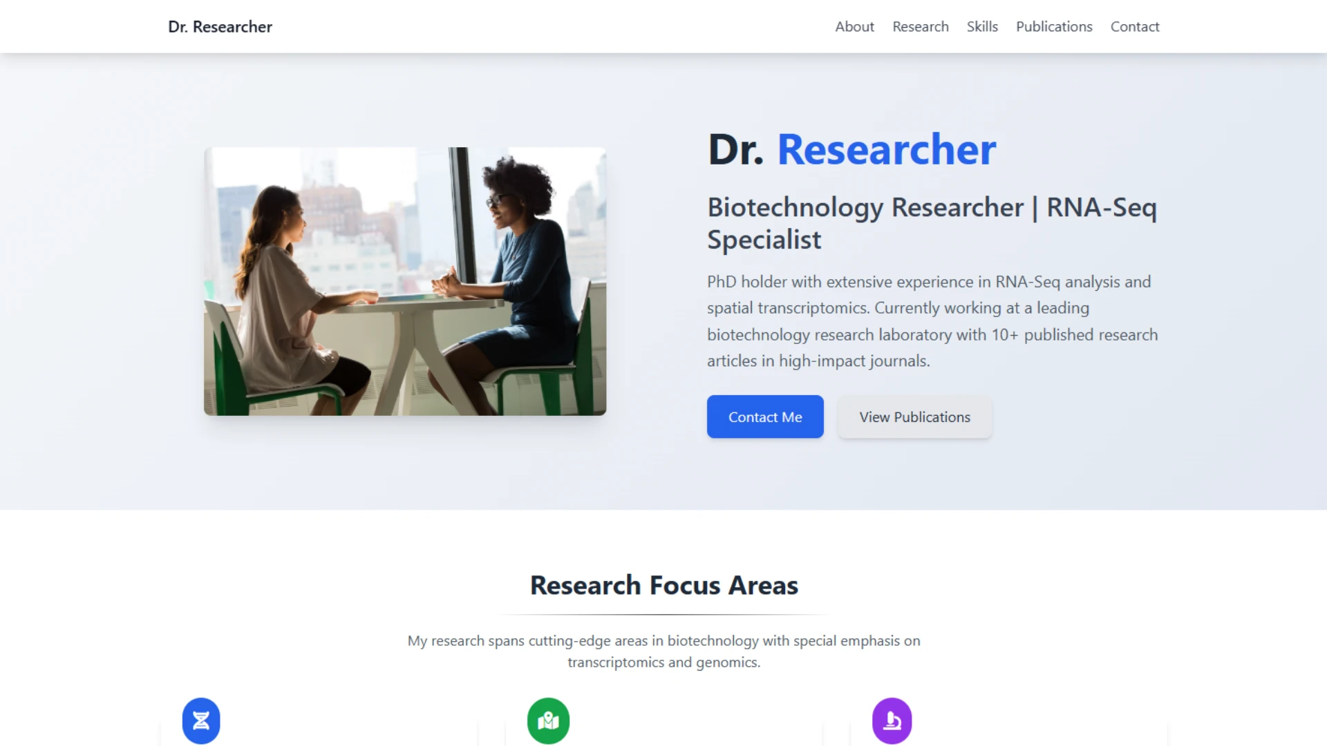 Portfolio – Ph.D. Scholar